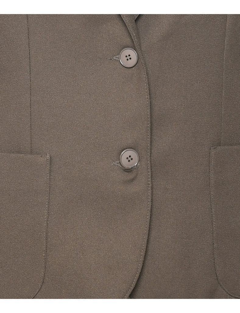 Button Front Blazer - S