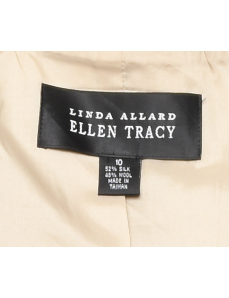 Button Front Blazer - L