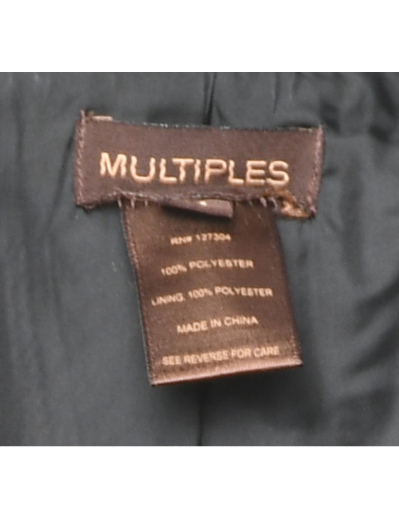 Button Front Blazer - L