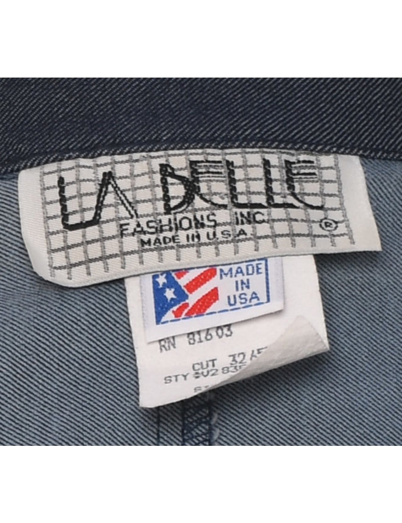 Button Front Blazer - M