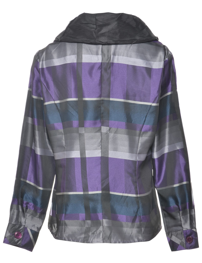 Button Front Blouse - L