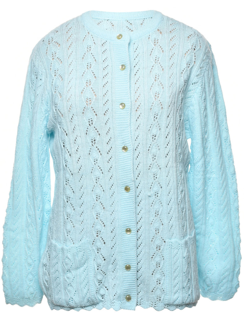 Button Front Cardigan - M