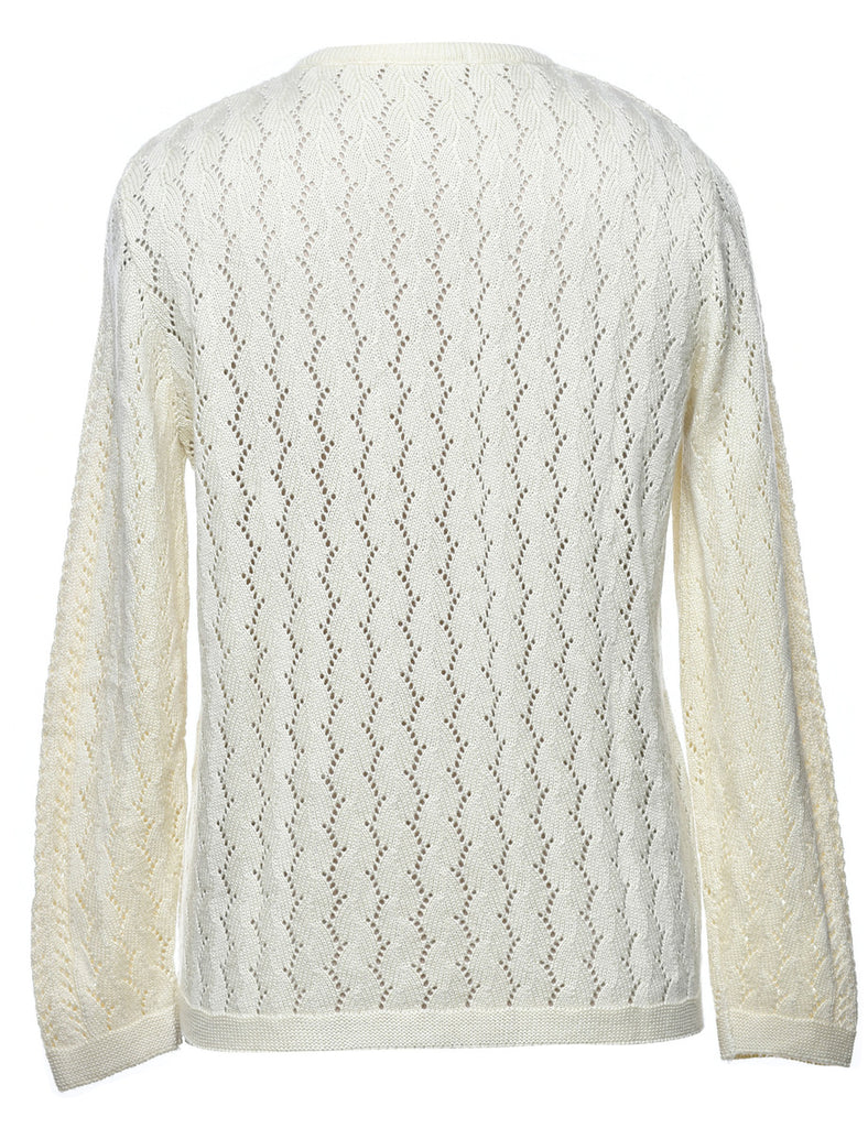 Button Front Cardigan - L