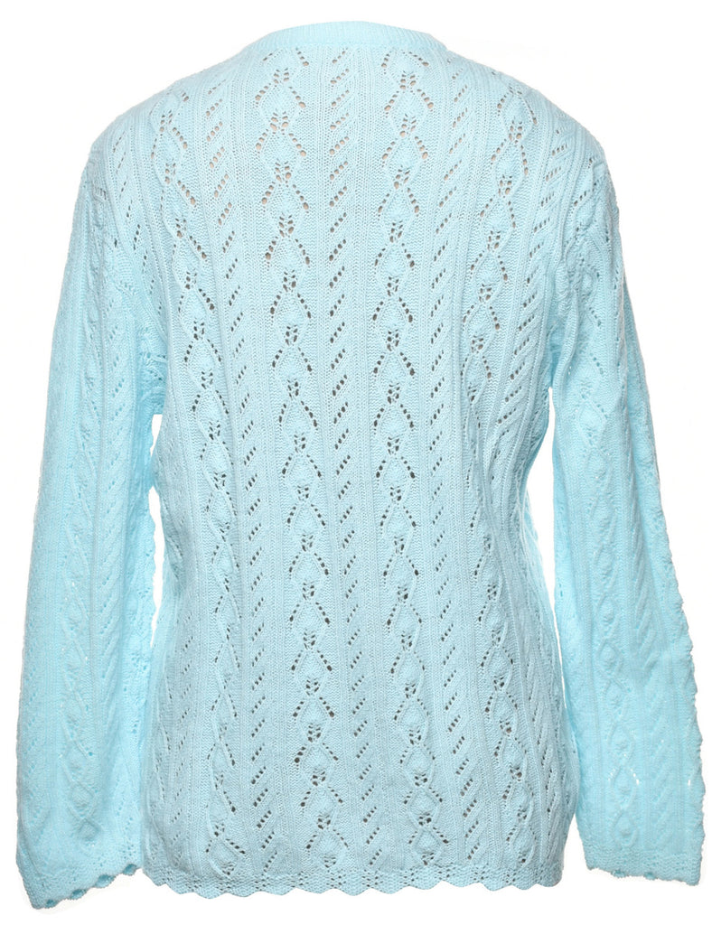 Button Front Cardigan - M