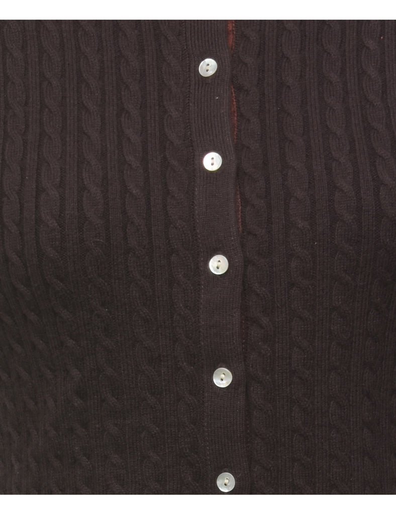 Button Front Cardigan - S