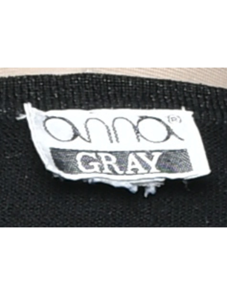 Button Front Cardigan - M