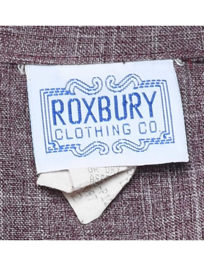 Button Front Coat Dress - L