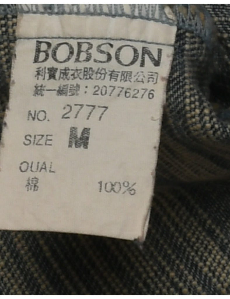 Button Front Denim Jacket - M