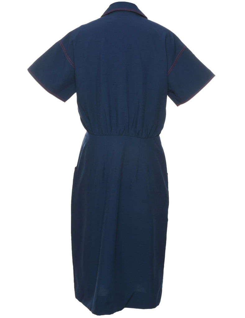 Button Front Dress - L