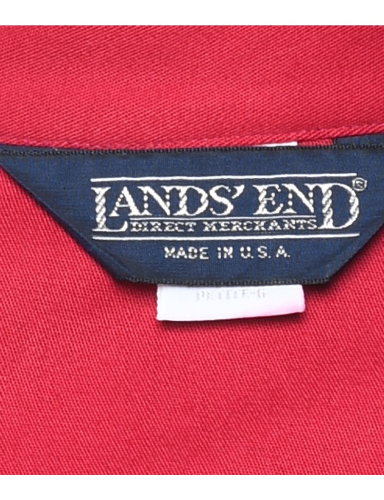 Button Front Dress - L