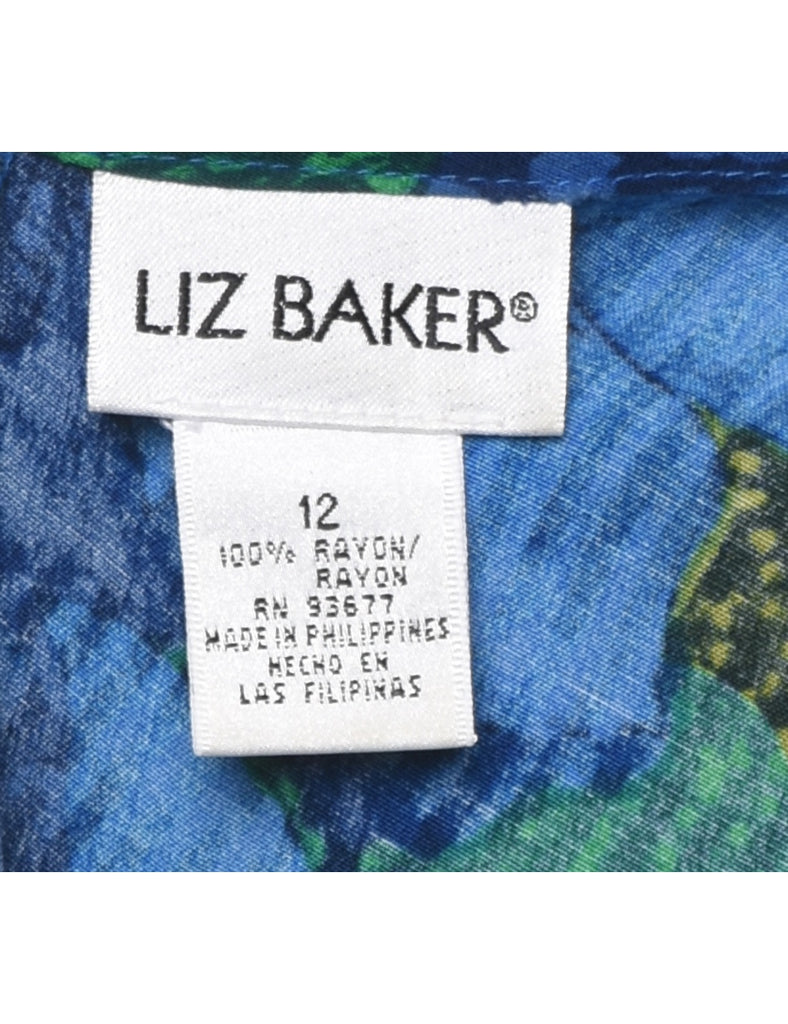 Button Front Dress - L