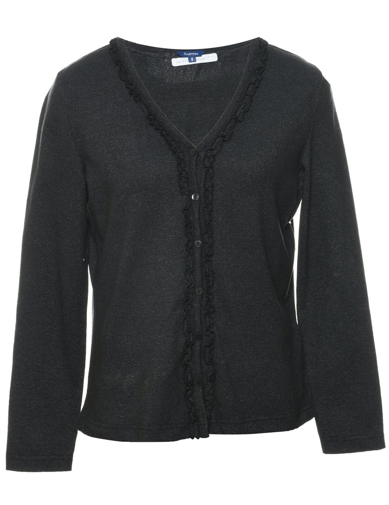 Button Front Evening Blouse - M