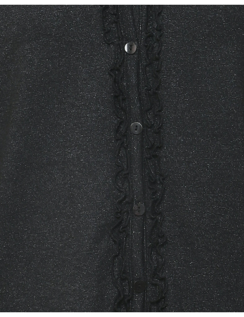 Button Front Evening Blouse - M