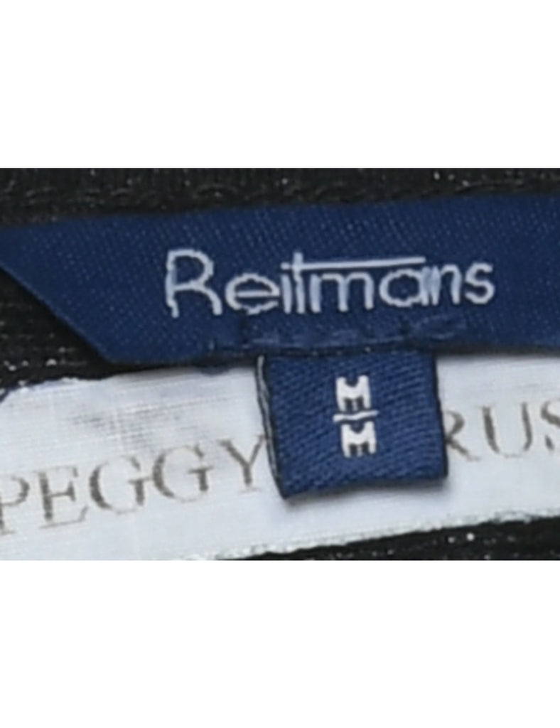 Button Front Evening Blouse - M