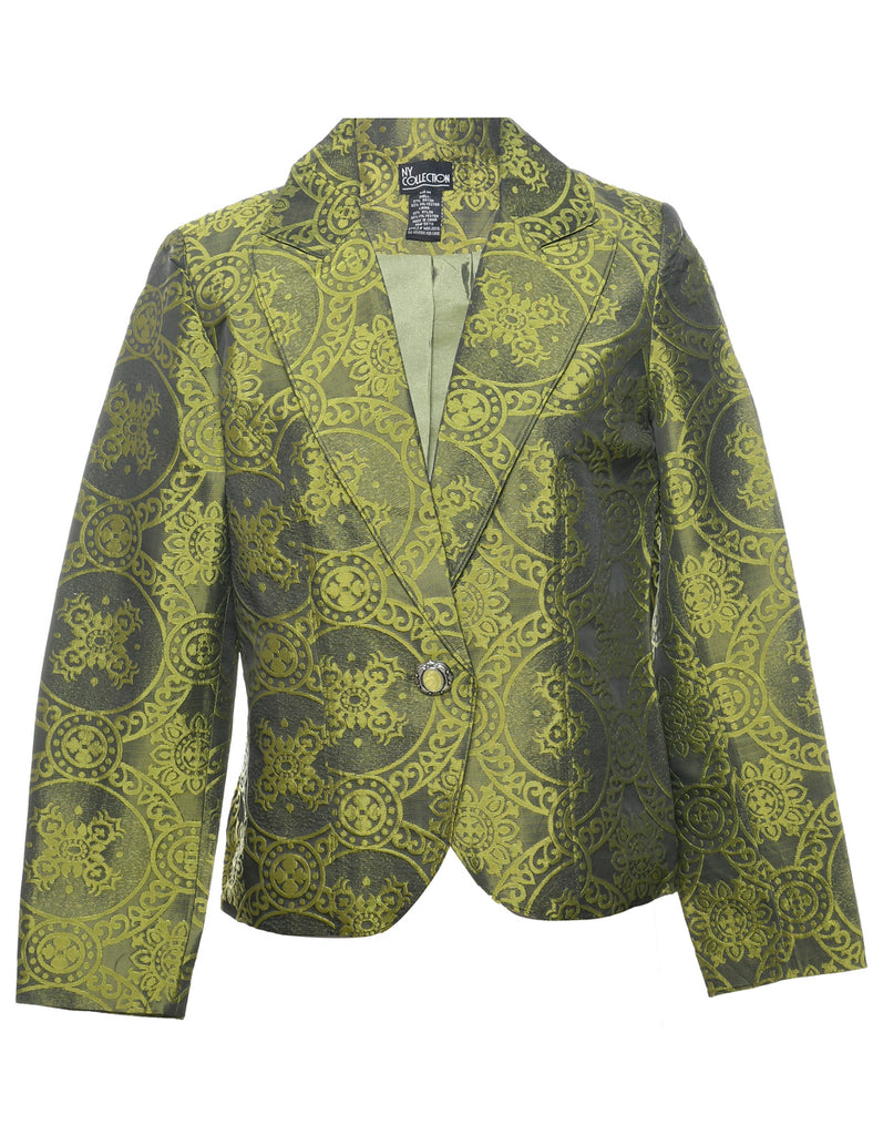 Button Front Evening Jacket - M