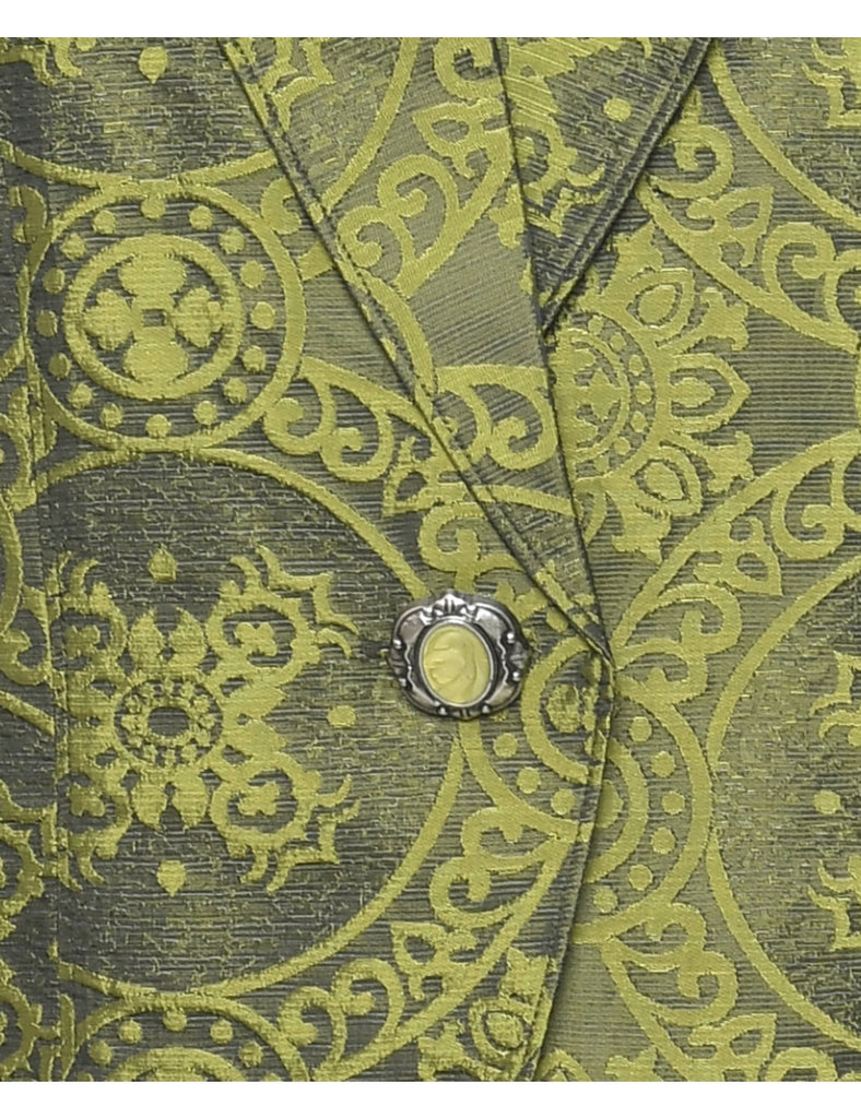 Button Front Evening Jacket - M