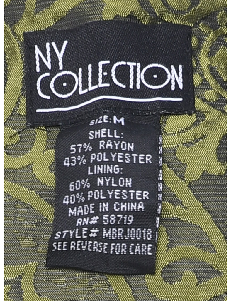 Button Front Evening Jacket - M