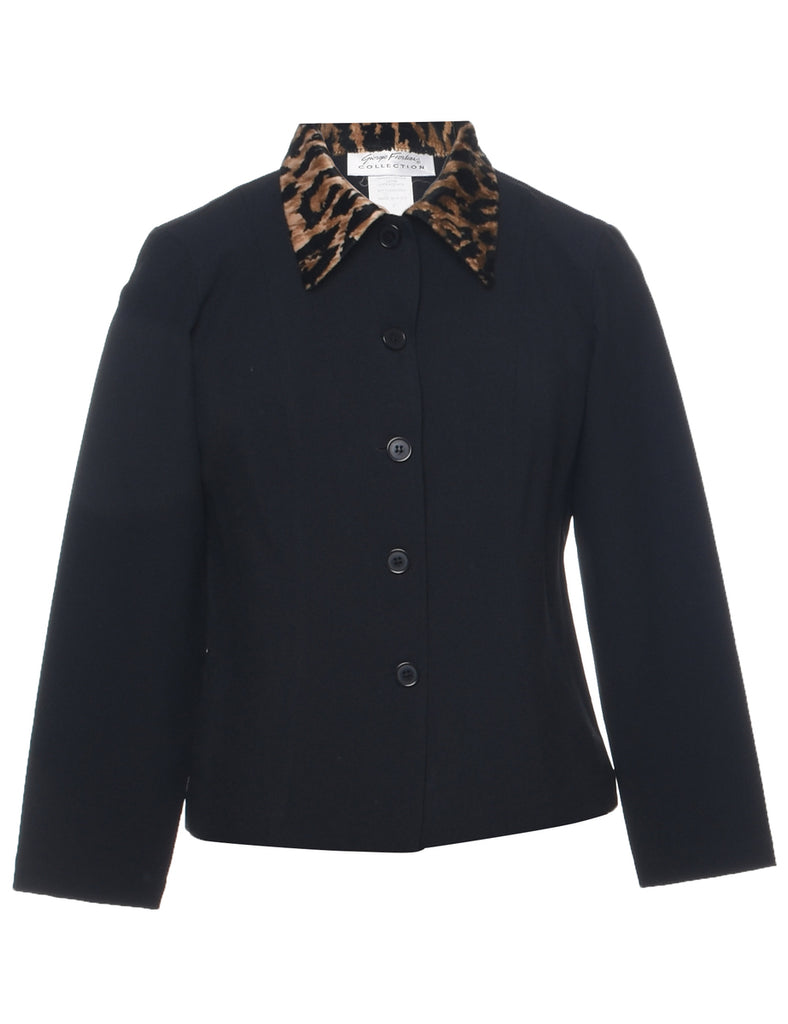 Button Front Jacket - M