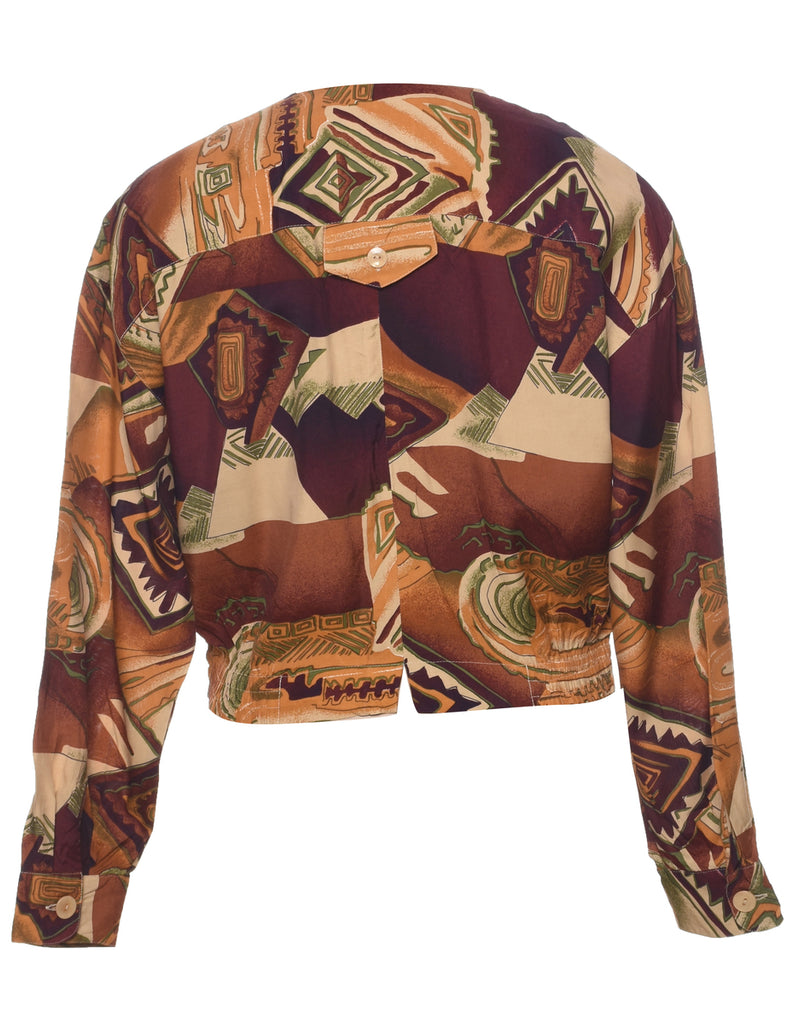 Button Front Jacket - S