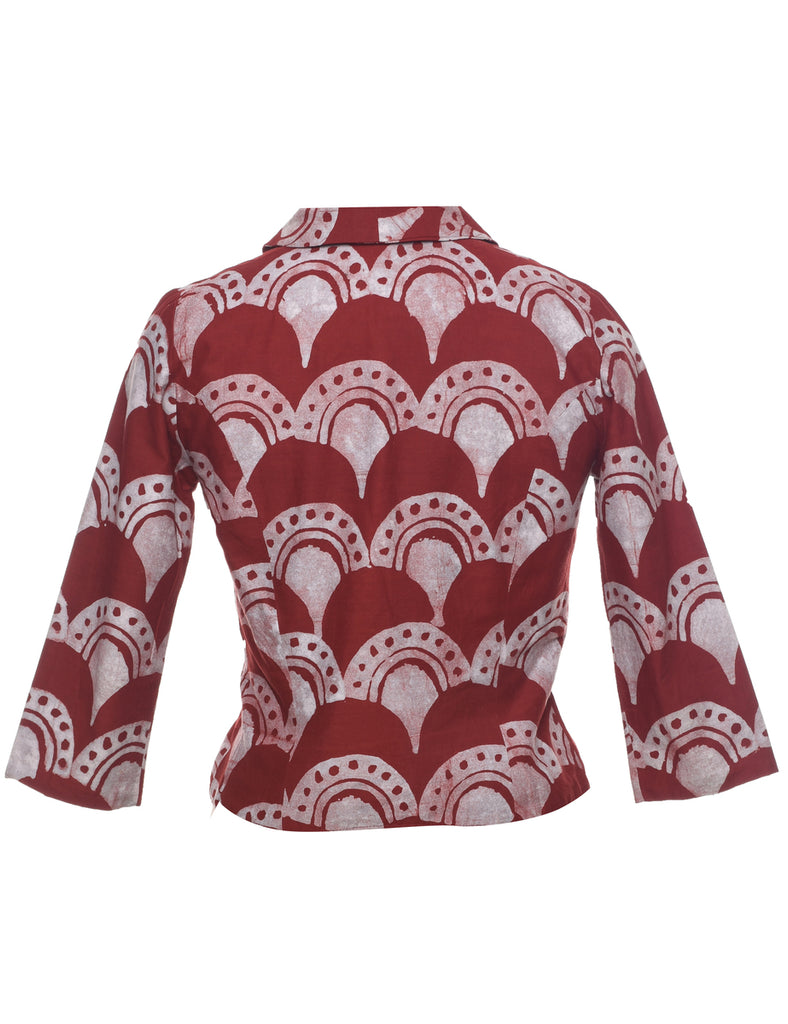 Button Front Jacket - S