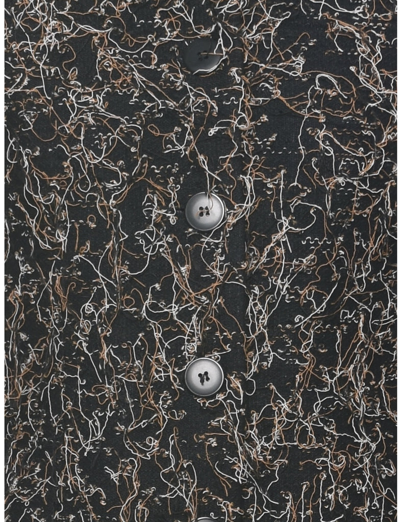 Button Front Jacket - M