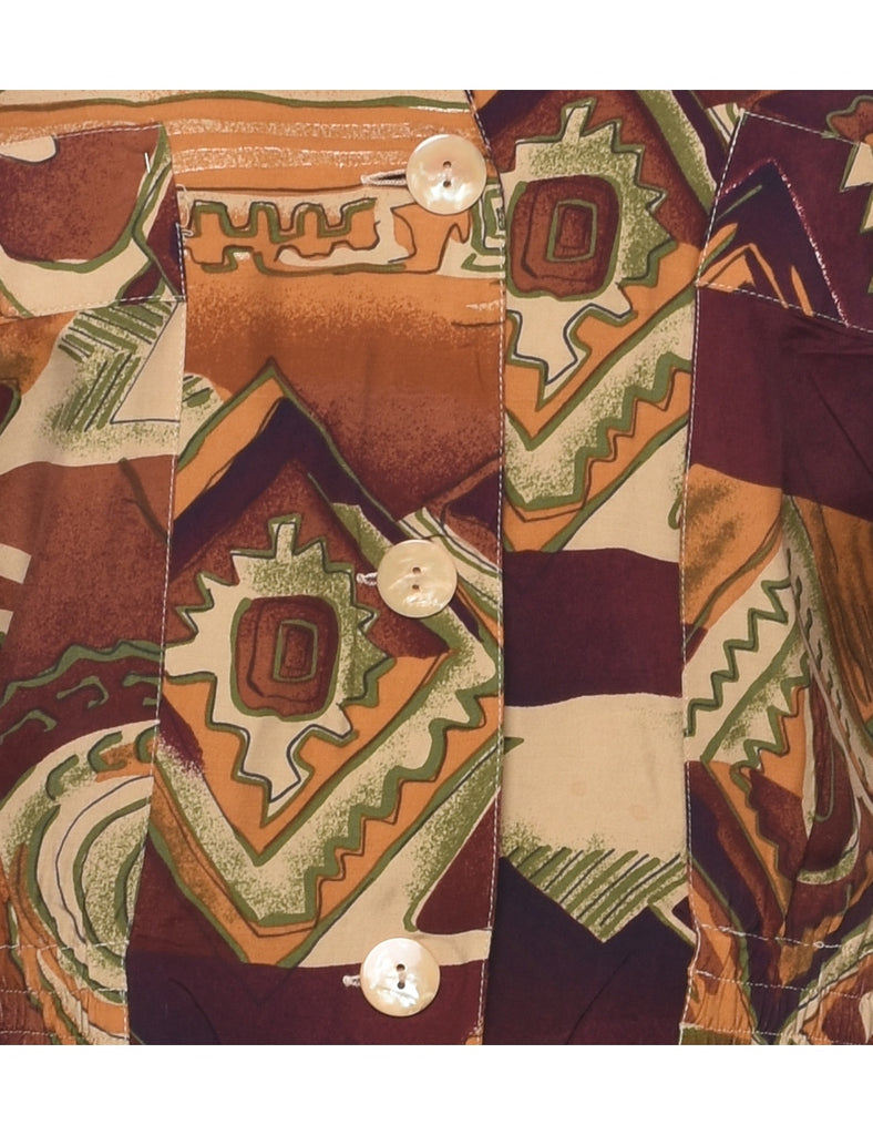 Button Front Jacket - S