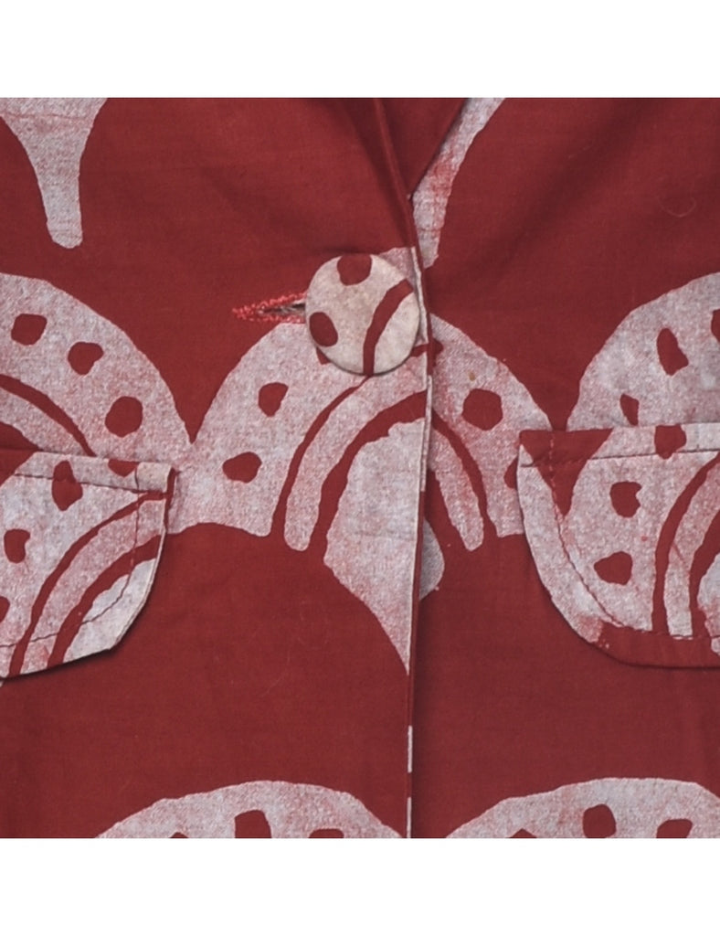 Button Front Jacket - S