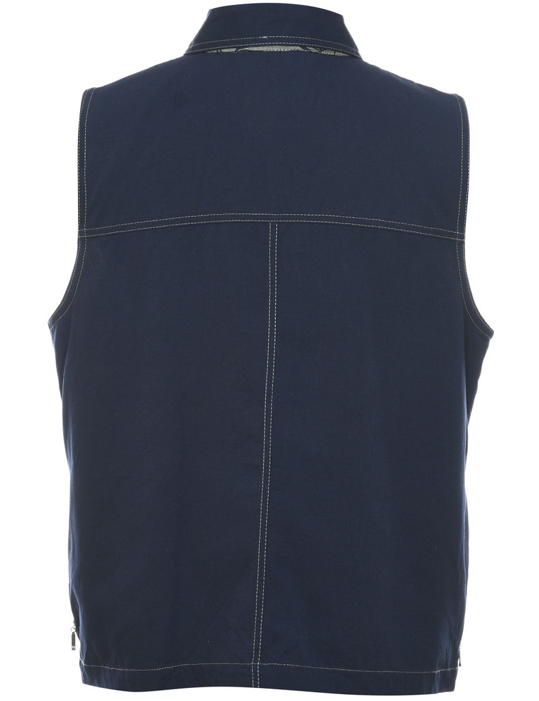 Button Front Waistcoat - L