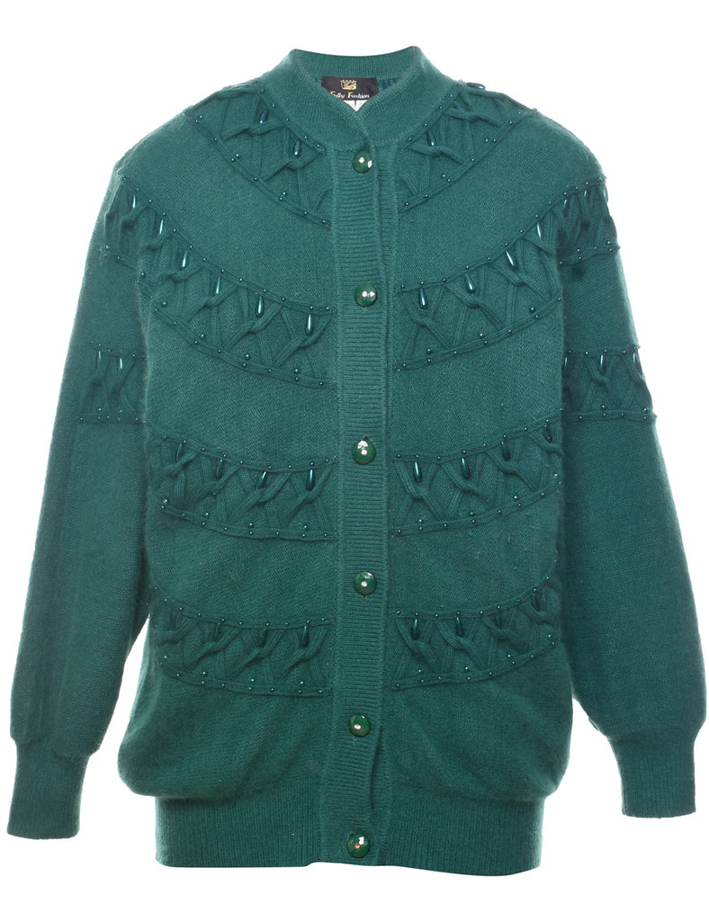 Button Through Cardigan - M