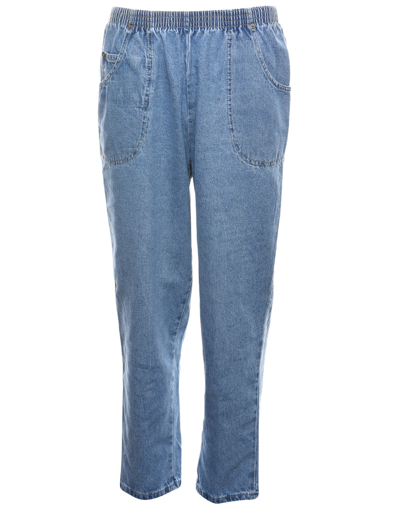 Cabin Creek Light Wash Denim Trousers - W26 L28