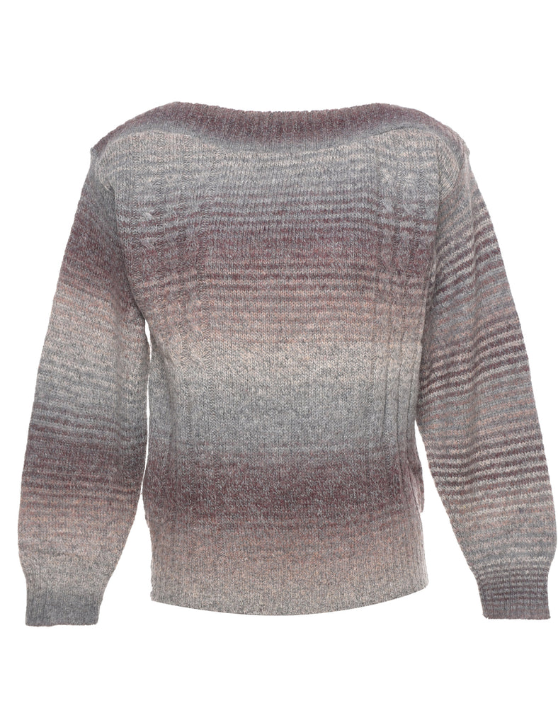 Cable Knit Jumper - M