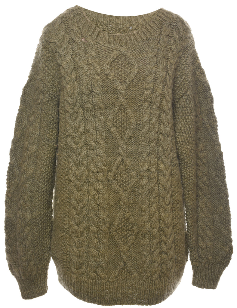 Cable Knit Jumper - XL