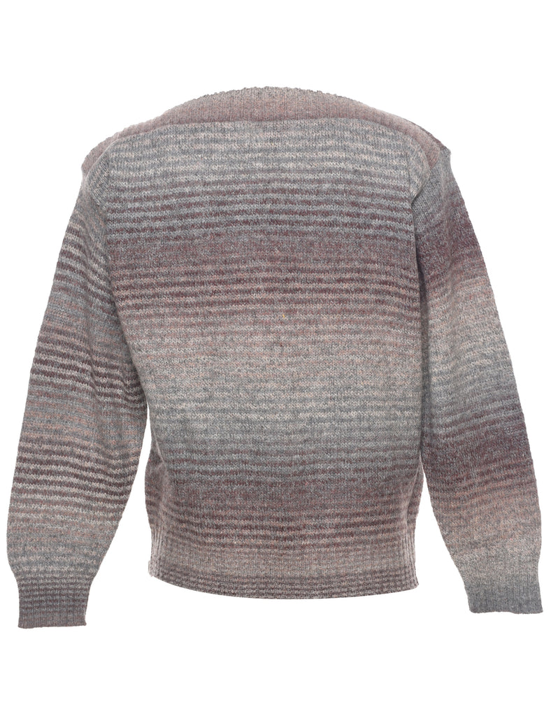 Cable Knit Jumper - M