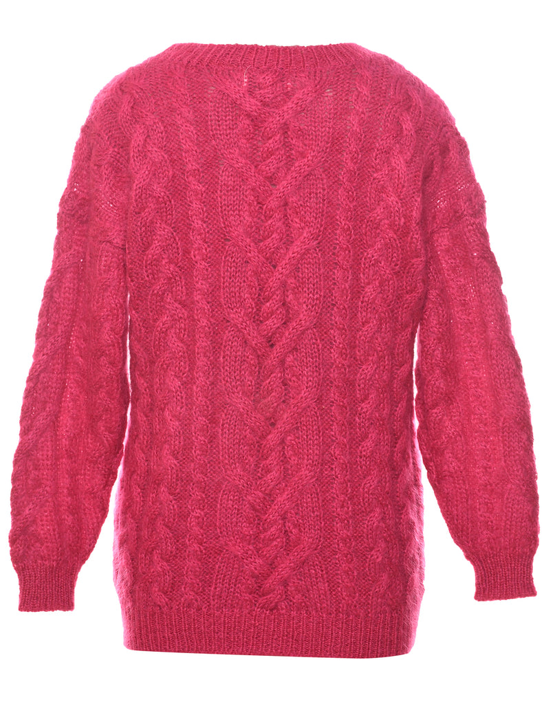 Cable Knit Jumper - S