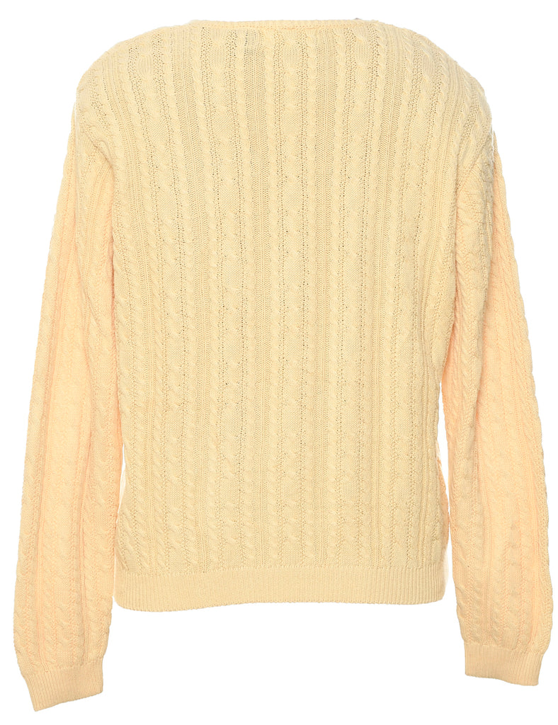 Cable Knit Jumper - S