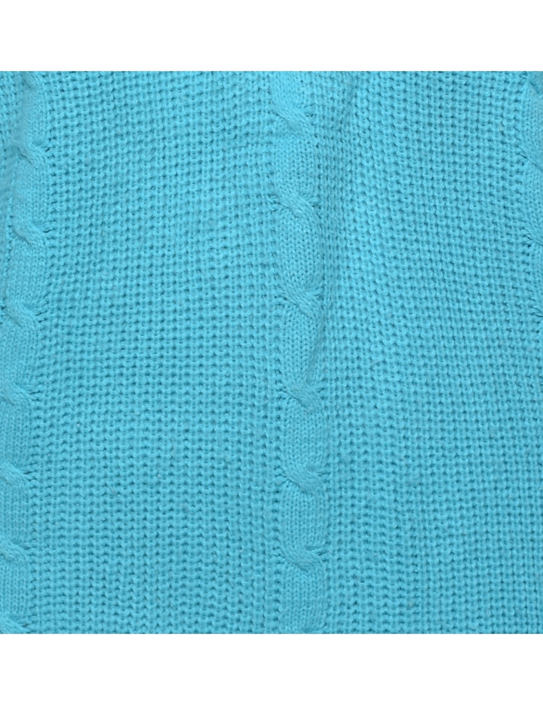 Cable Knit Jumper - L