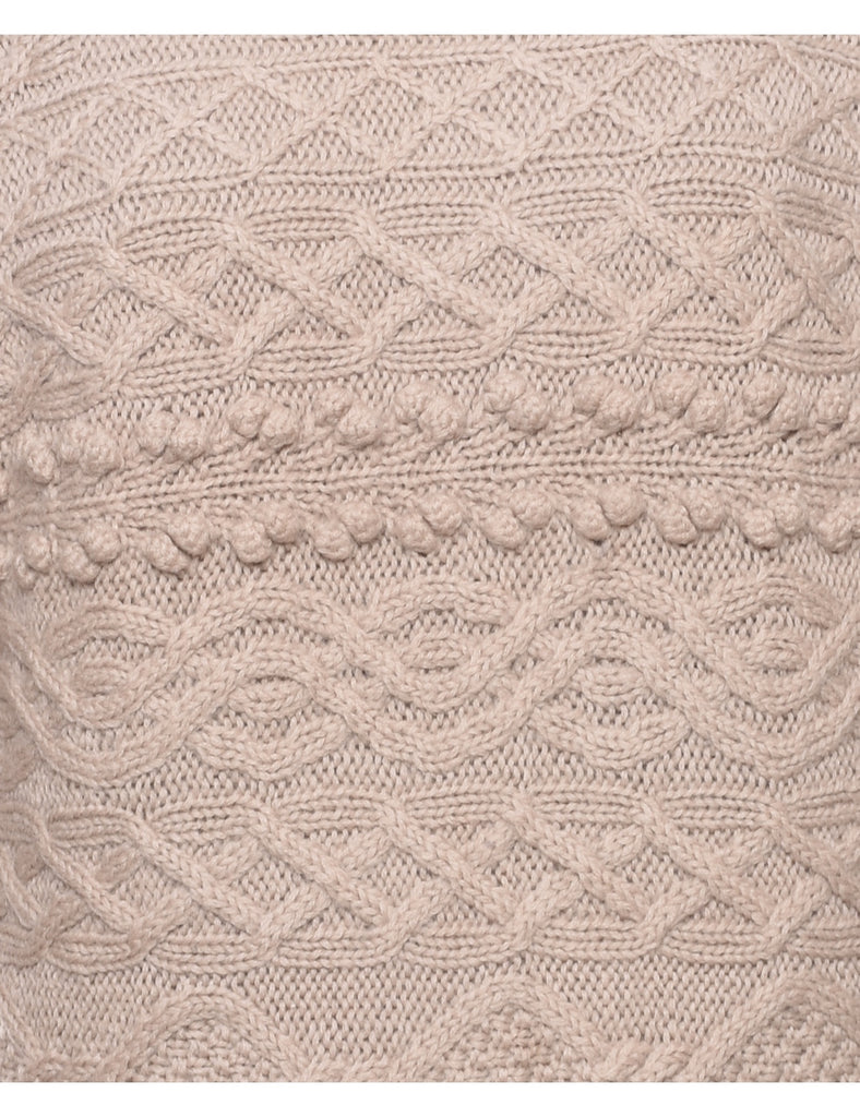 Cable Knit Jumper - S