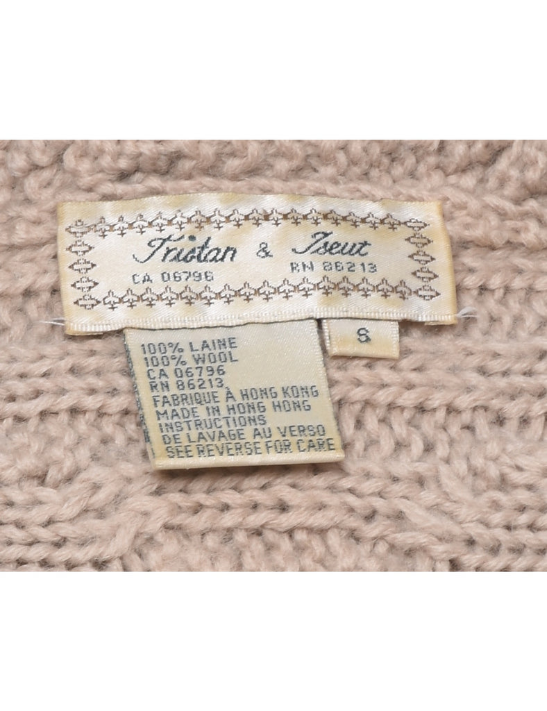 Cable Knit Jumper - S