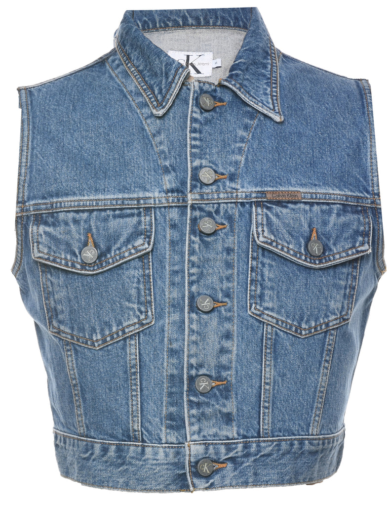 Calvin Klein Denim Jacket Vest - M