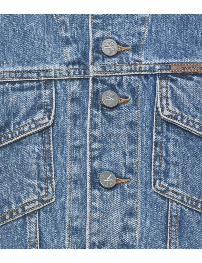 Calvin Klein Denim Jacket Vest - M