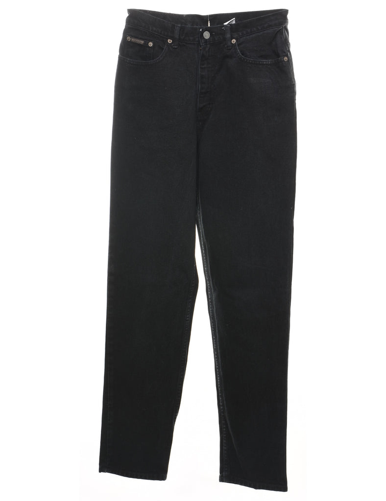 Calvin Klein High Waist Black Tapered Jeans - W27 L33