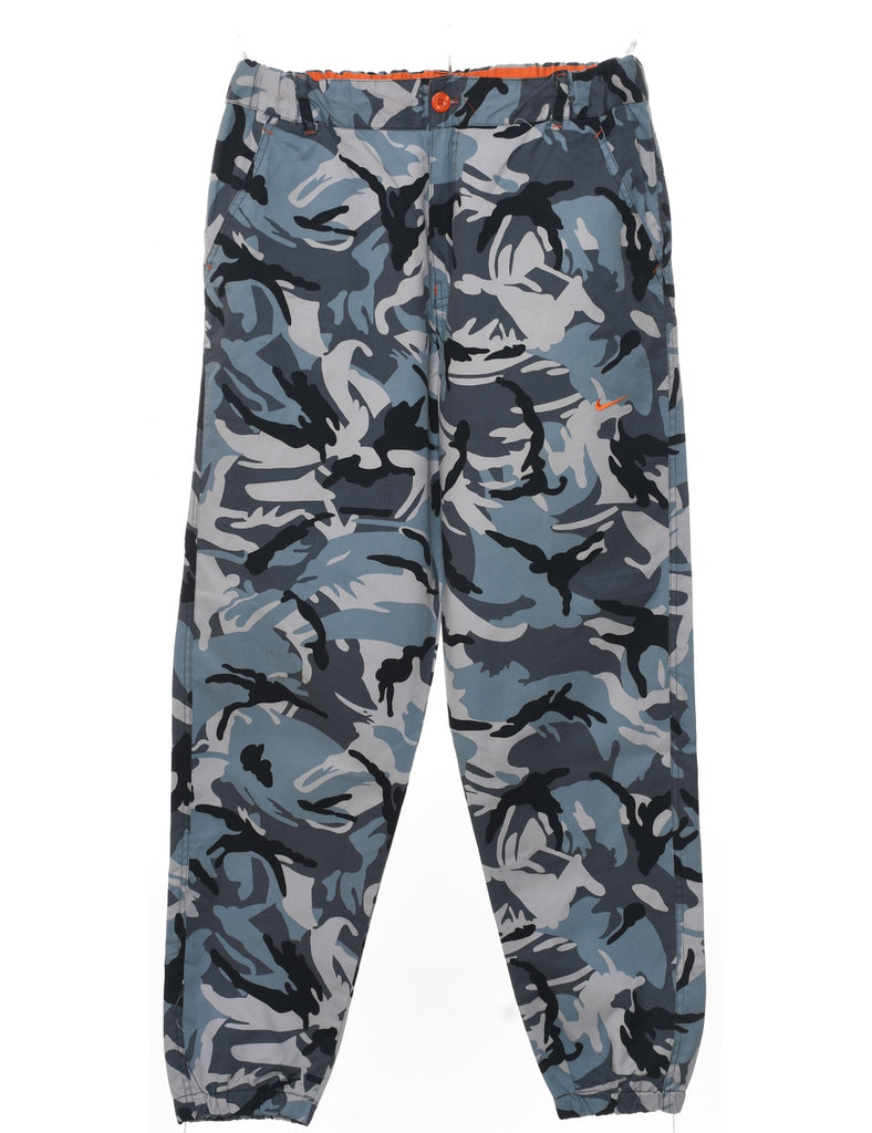 Camouflage Print Cargo Trousers - W36 L30
