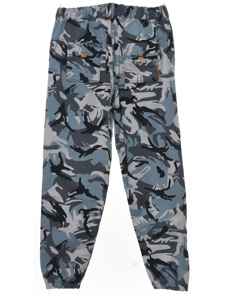 Camouflage Print Cargo Trousers - W36 L30