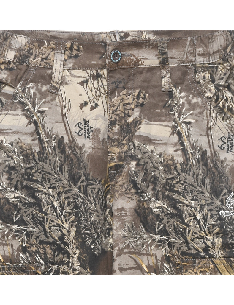 Camouflage Print Cargo Trousers - W30 L31