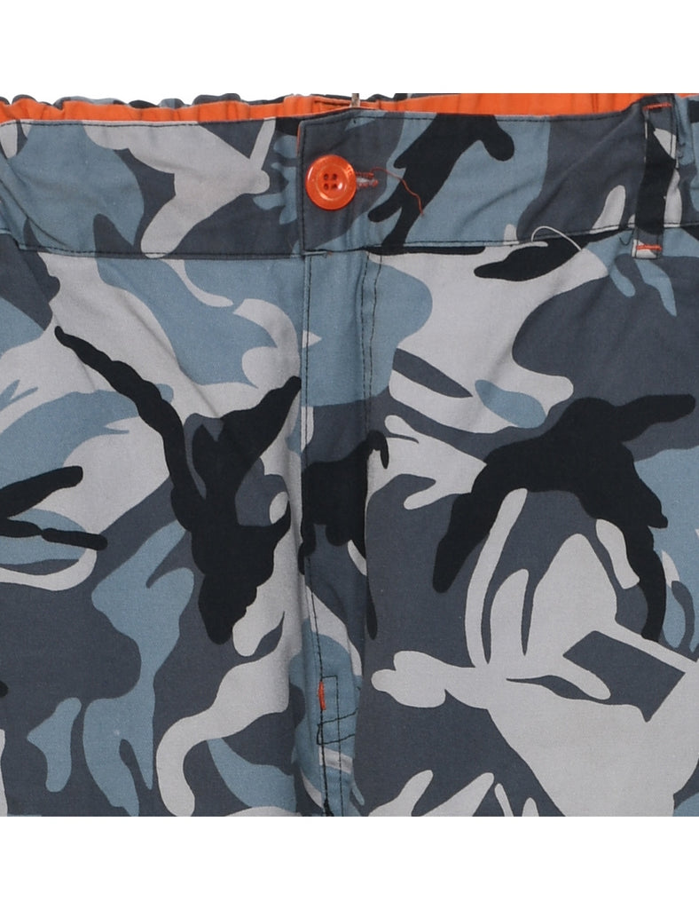 Camouflage Print Cargo Trousers - W36 L30