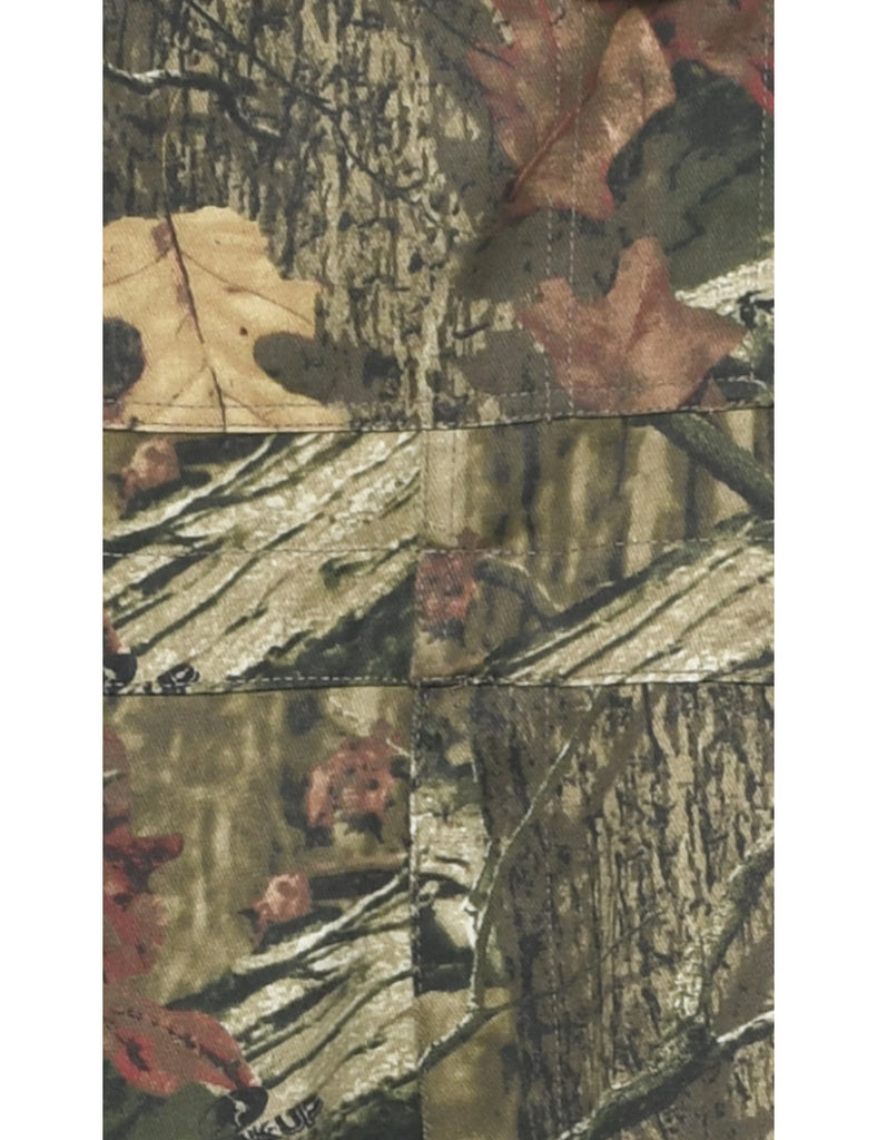 Camouflage Print Dungarees - W37 L32