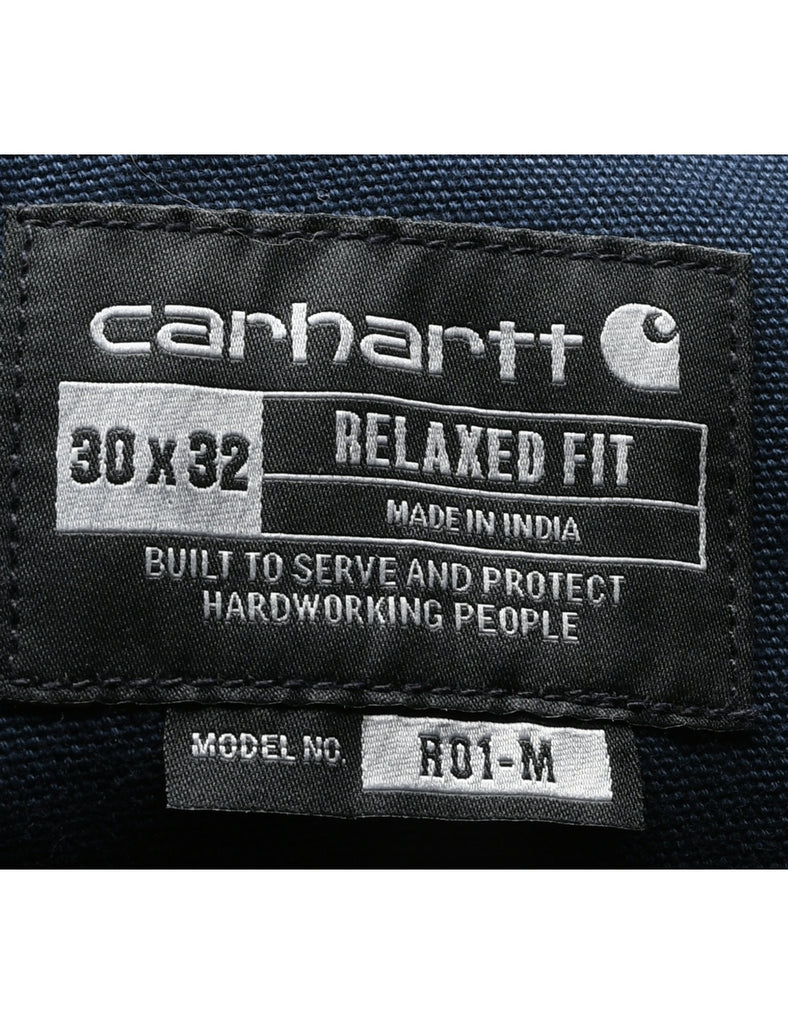 Carhartt Indigo Dungarees - W34 L30