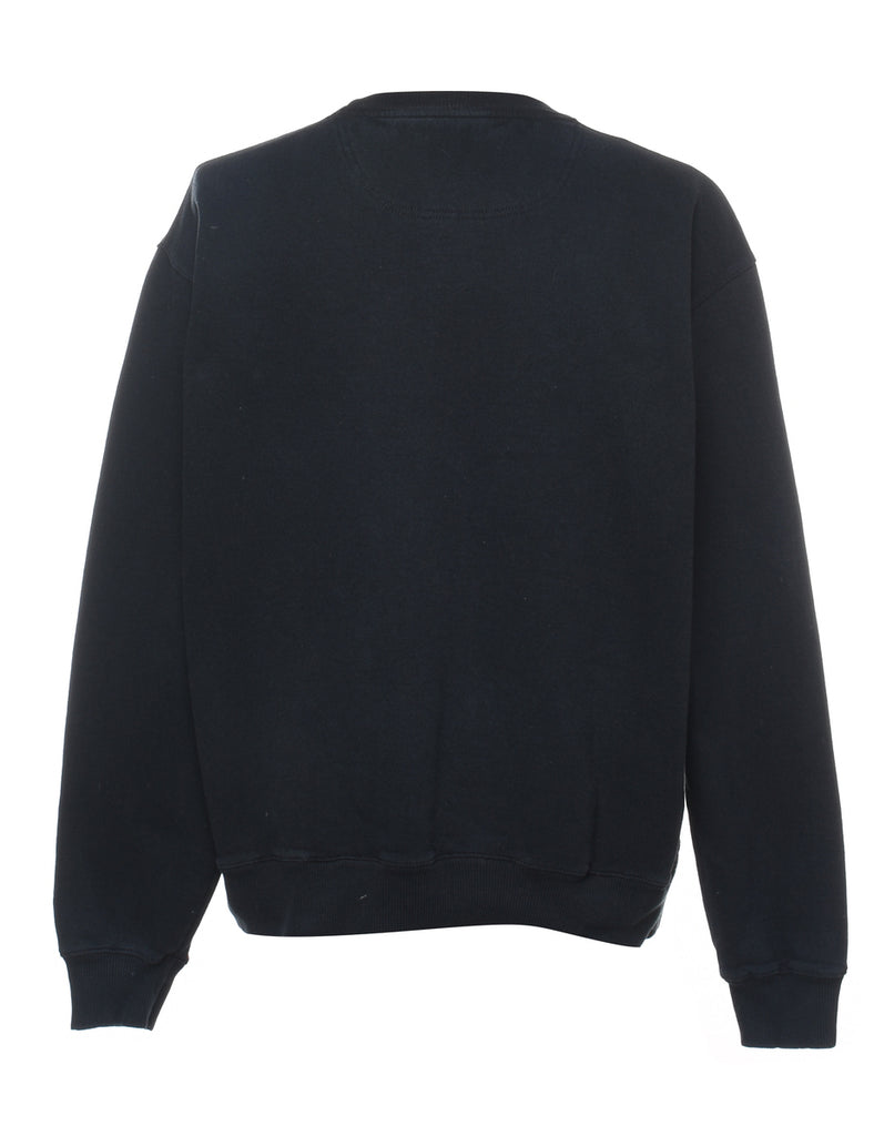 Champion Black Plain Sweatshirt - L