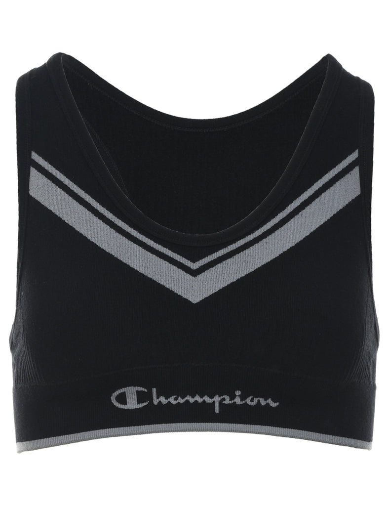 Champion Black Sports Bra - S