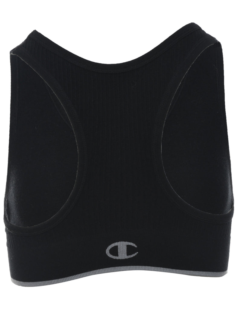 Champion Black Sports Bra - S